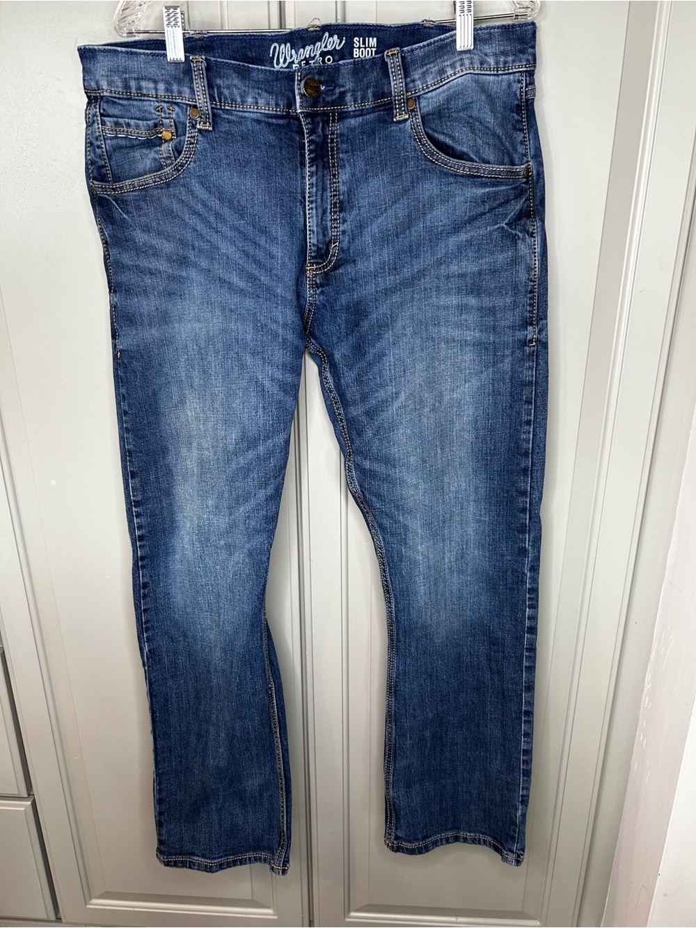 Wrangler Retro Slim Boot Men’s Jeans - Blue 36W x 32L